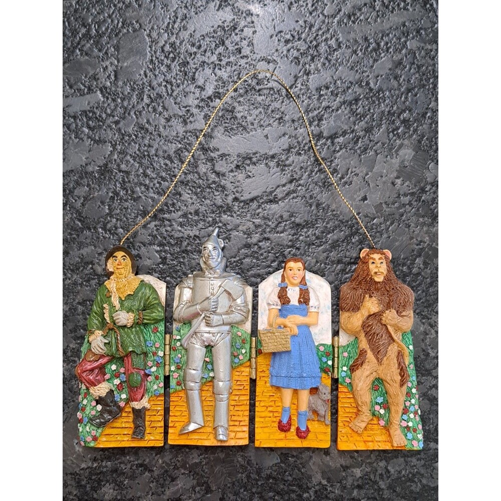 Vintage 2000 Kurt Adler Wizard of Oz Hinged Folding Christmas Ornament Y2K Resin
